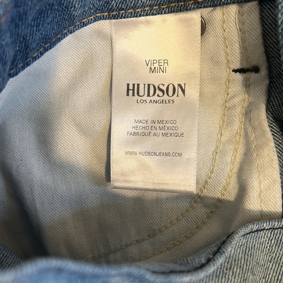 Hudson Two toned Viper Mini Skirt - Picture 4 of 4